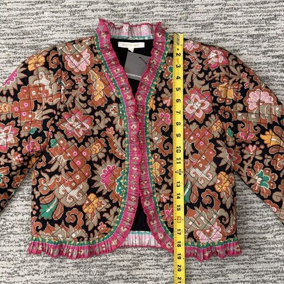 NWT LOVE THE LABEL ADRIENNE JACKET -
CASABLANCA BLACK PRINT Small - Picture 9 of 15